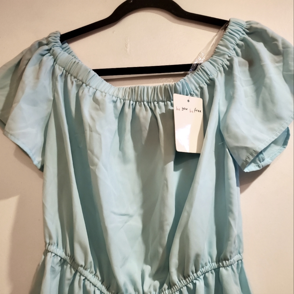 Bebop Romper size Juniors L Aqua